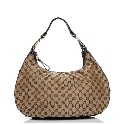 Gucci Monogram Medium Interlocking Hobo Dark Brown 1 of 7