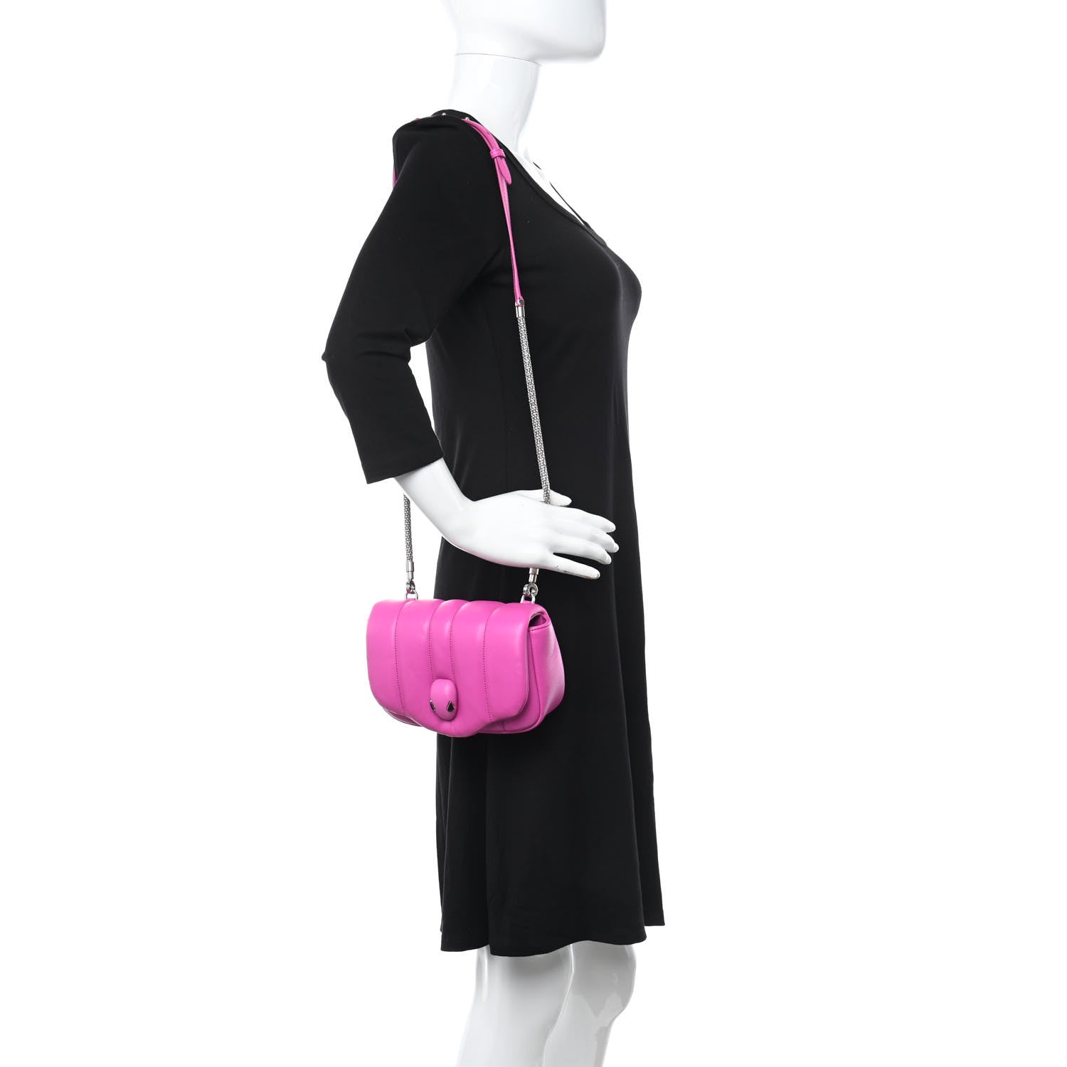 Bulgari X AMBUSH Nappa Serpenti Crossbody Bag Pink 2 of 10