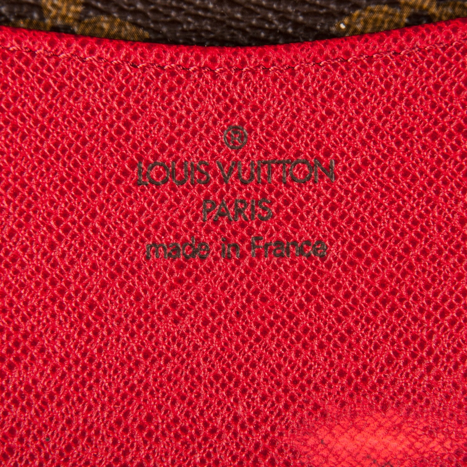 Louis Vuitton Monogram Josephine Wallet Red 6 of 7