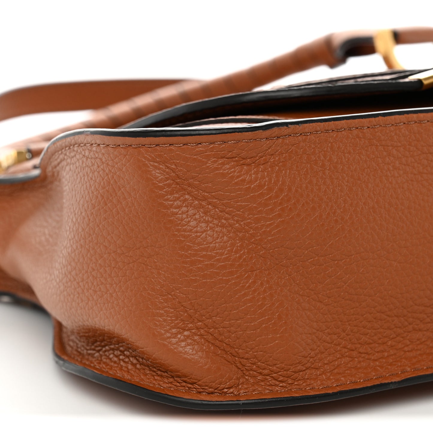 Calfskin Small Marcie Satchel Tan
