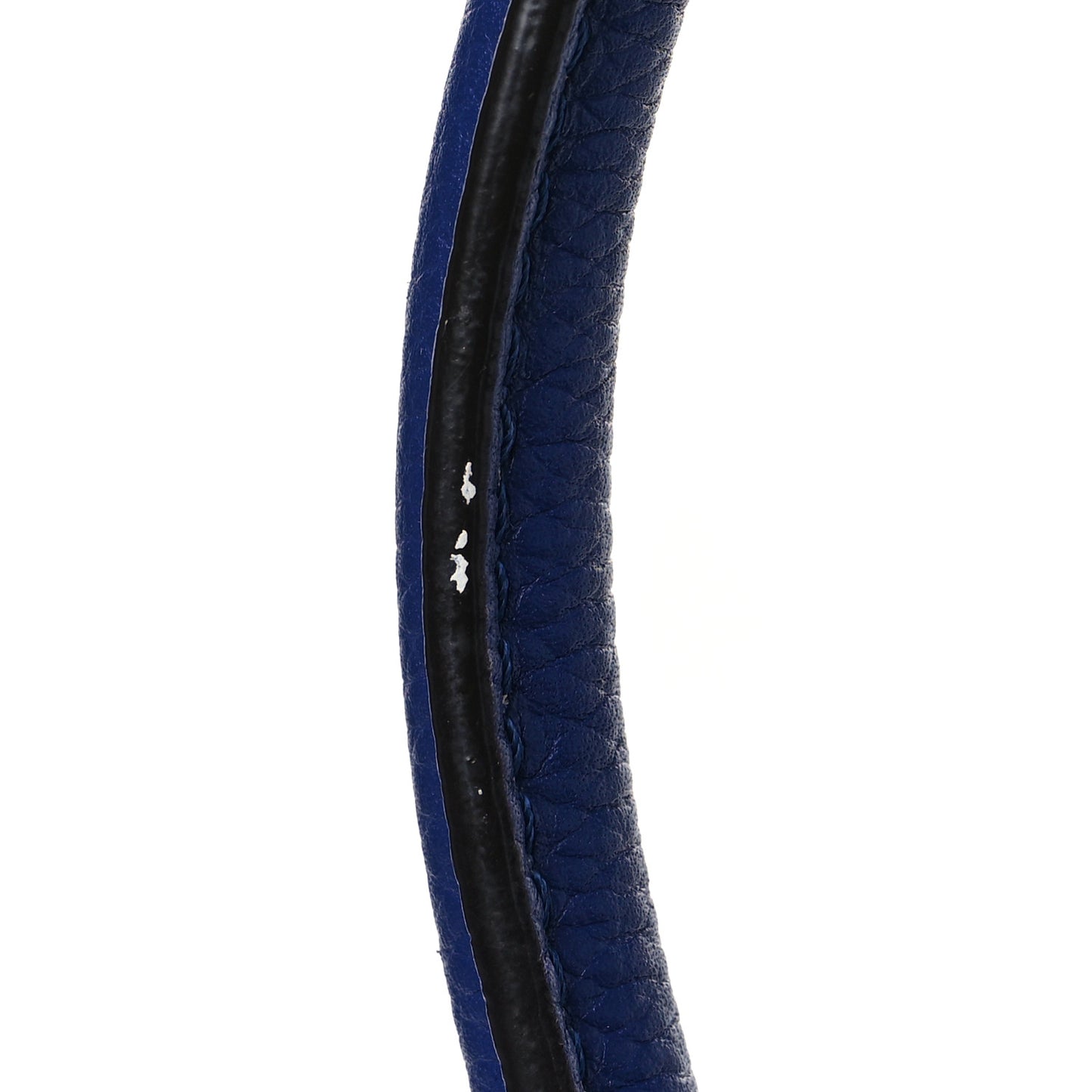 Drummed Calfskin Micro Luggage Indigo