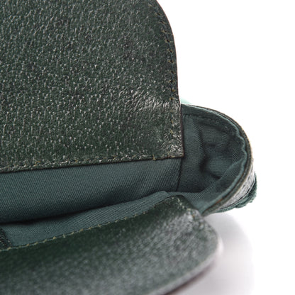 Gucci Velvet Horsebit Embossed Large Punch Top Handle Tote Green 11 of 12