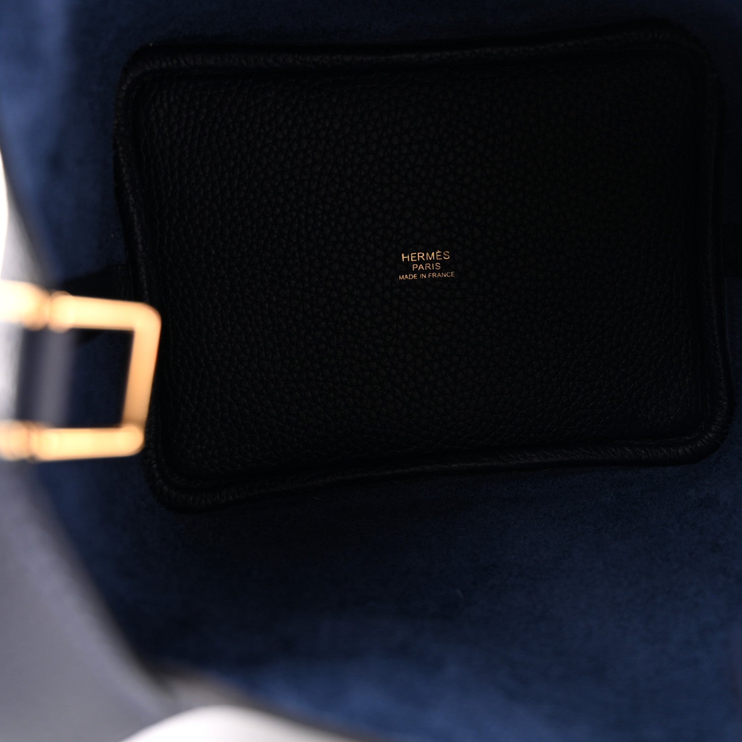 Hermes Taurillon Clemence Picotin Lock 18 PM Bleu Nuit 4 of 10