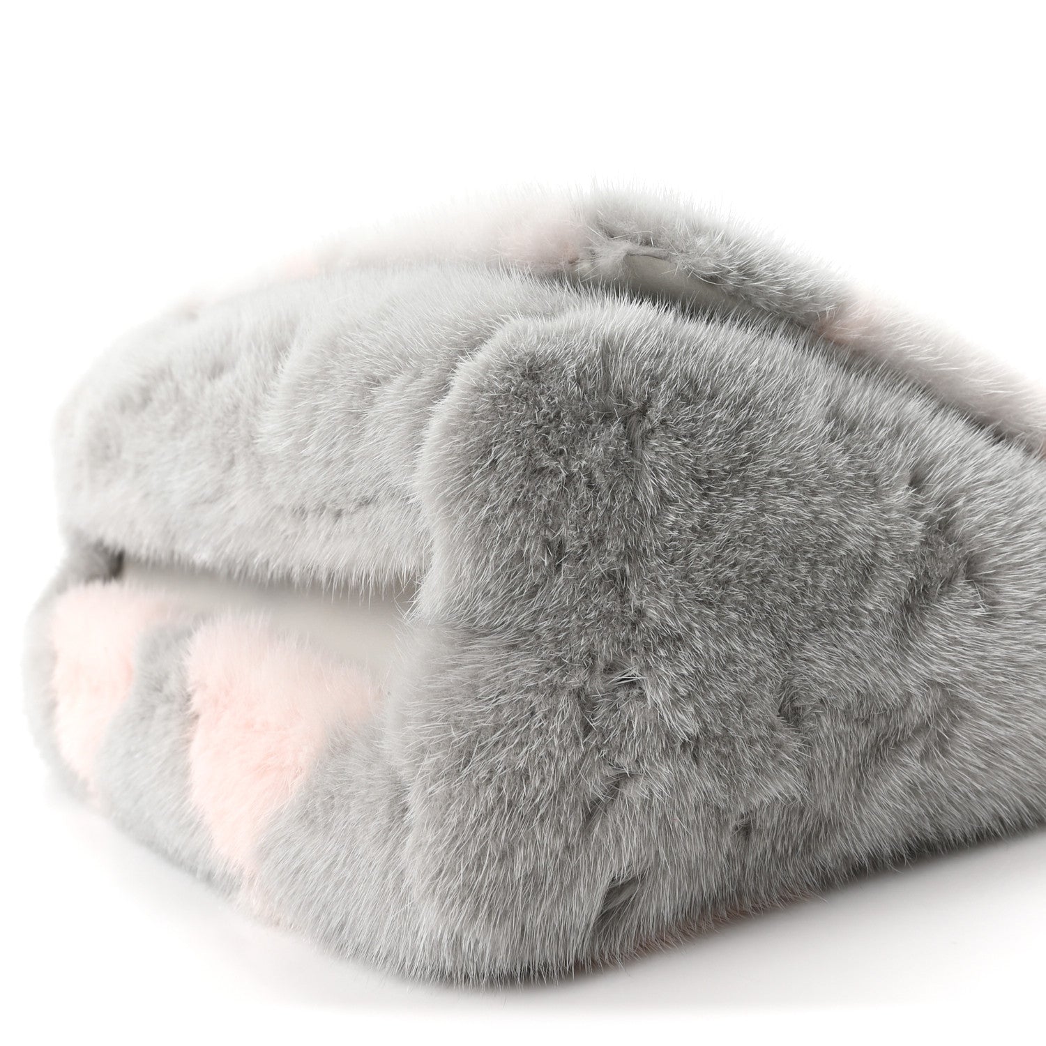 Louis Vuitton Mink Fur Malletage GO-14 PM Grey Pink 10 of 10