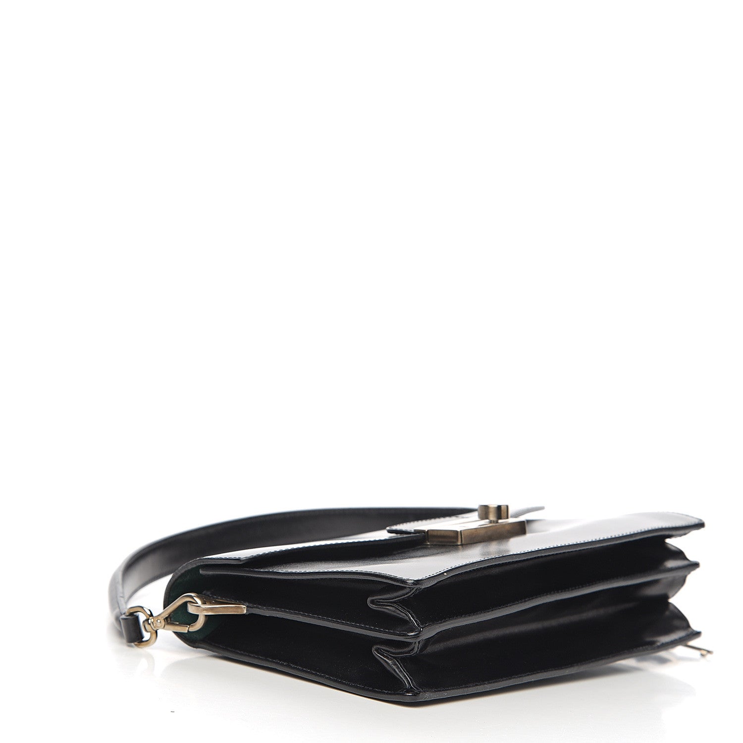 Prada Vitello Sound Shoulder Bag Black 3 of 8