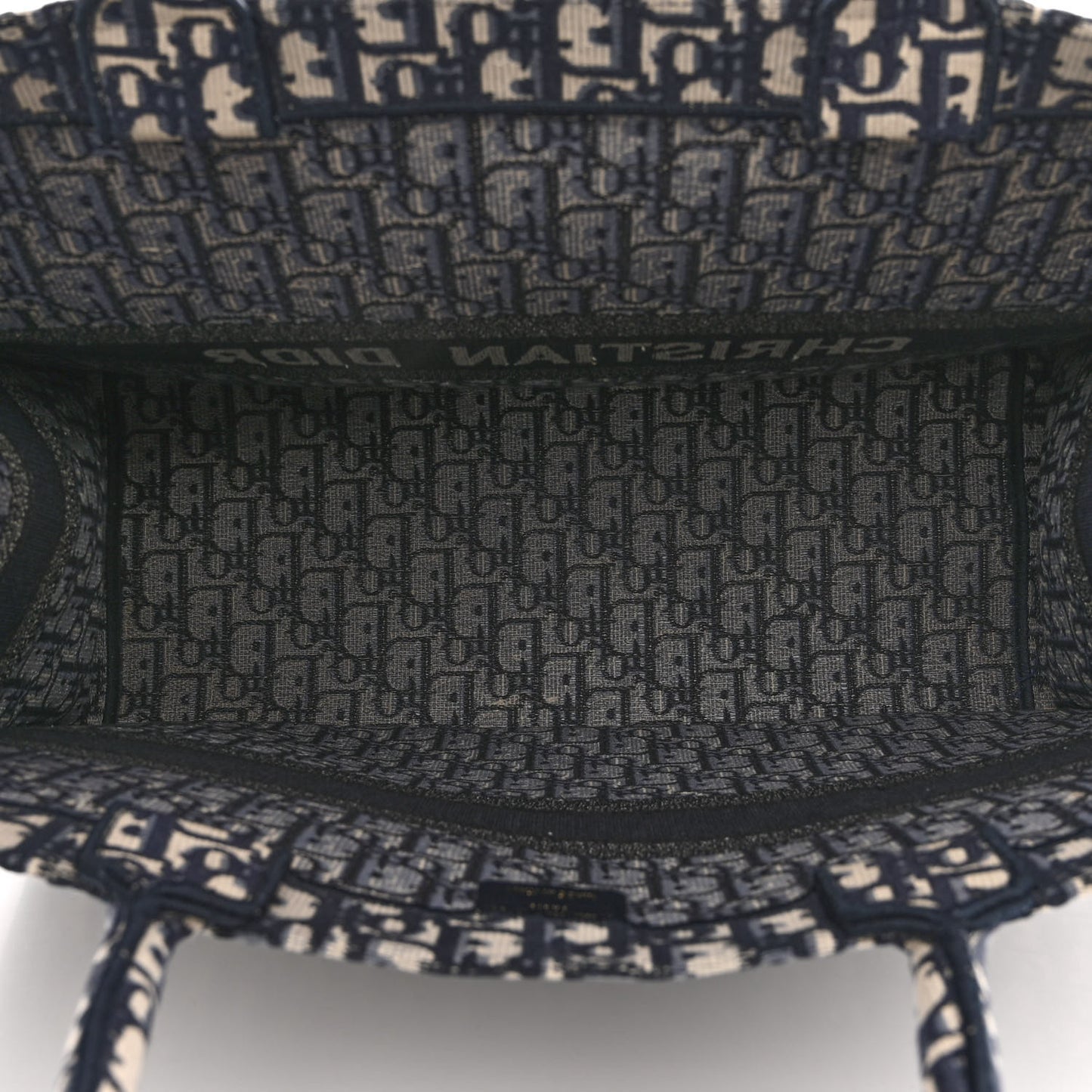 Oblique Large Book Tote Blue Multicolor