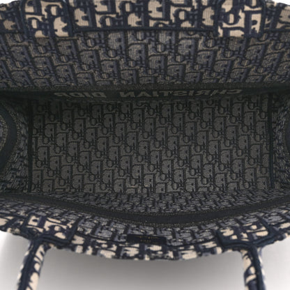 Christian Dior Oblique Large Book Tote Blue Multicolor 5 of 9