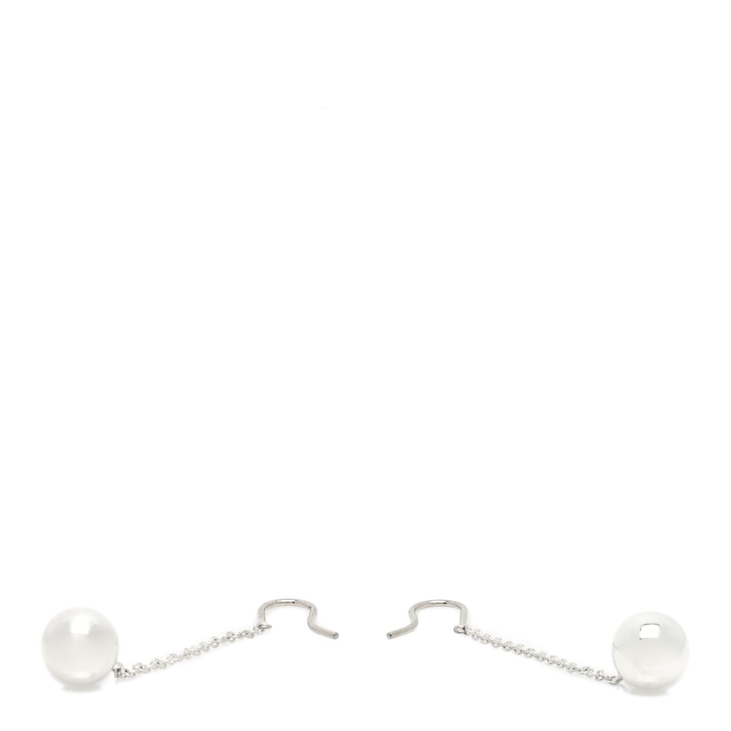 Sterling Silver 10mm HardWear Ball Drop Earrings