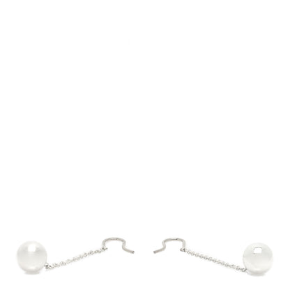 Tiffany Sterling Silver 10mm HardWear Ball Drop Earrings 3 of 4