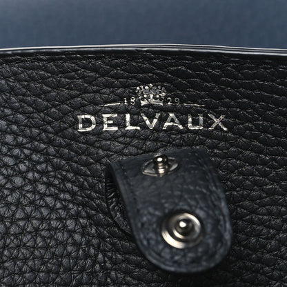 Delvaux Taurillon Soft Magritte Tote Navy Black 6 of 9