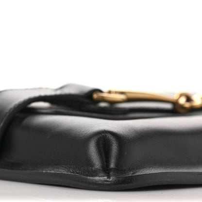 Gucci Smooth Calfskin Large Bright Bit Shoulder Bag Black 8 of 11