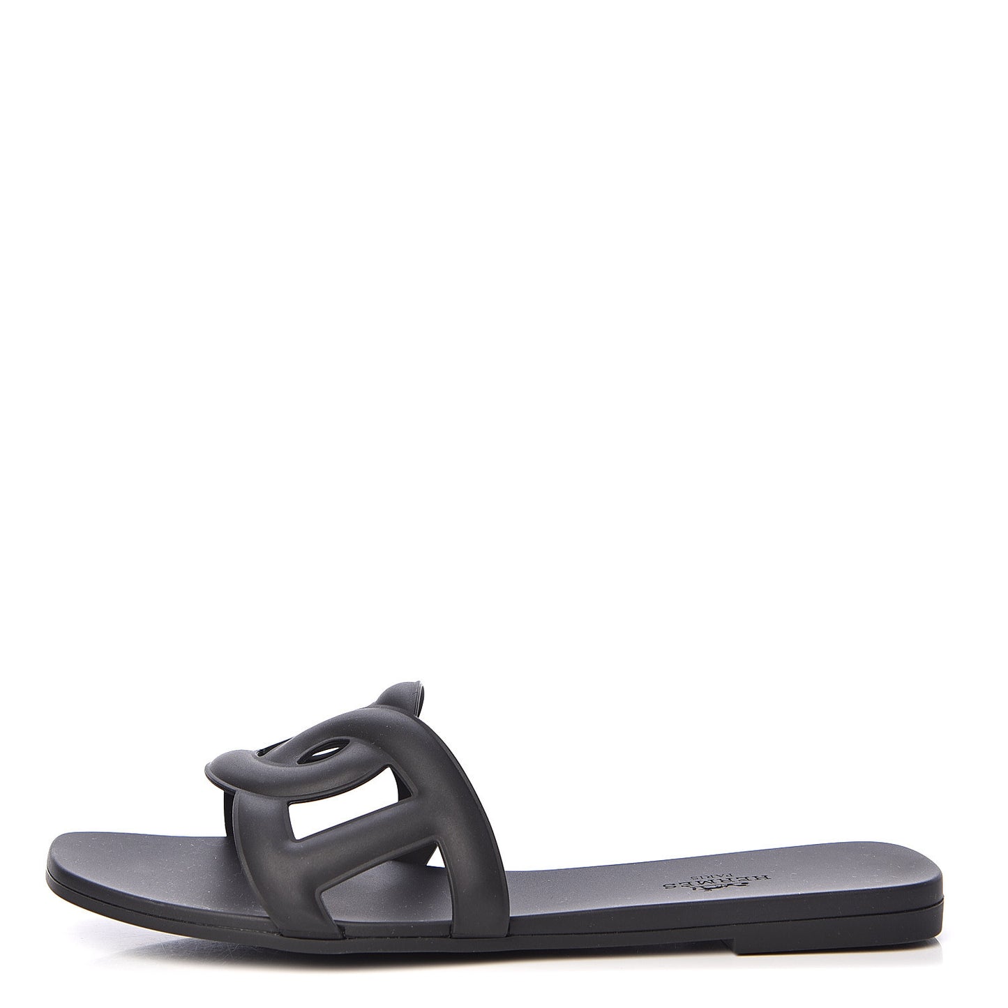 Rubber Aloha Sandals 38 Black
