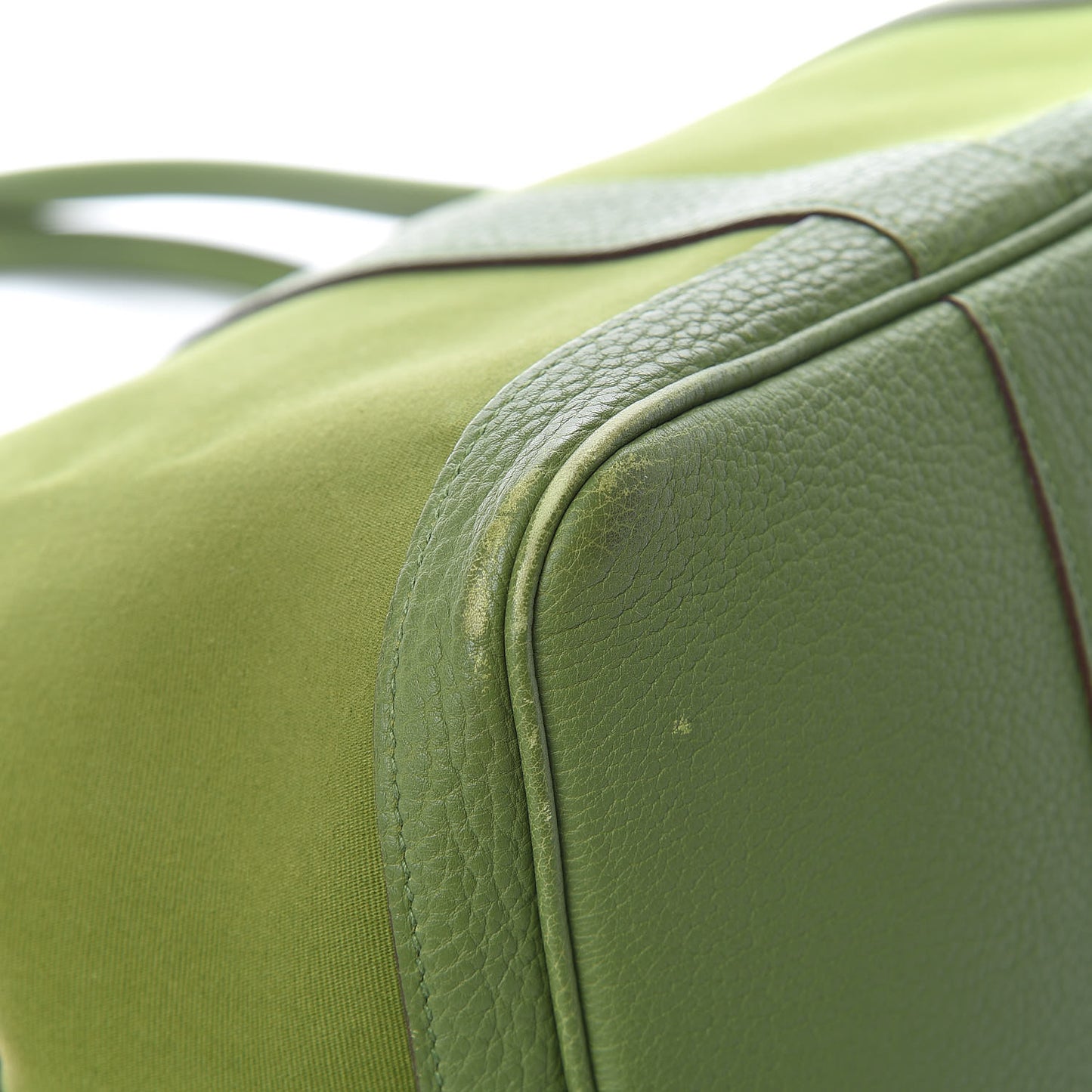 Toile Buffle Gala Garden Party 36 MM Tote Vert Anis