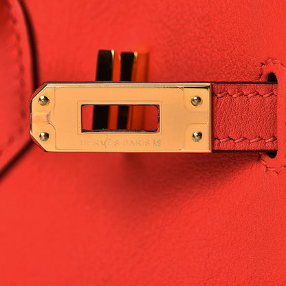 Hermes Swift Birkin 25 Rouge Tomate 21 of 30