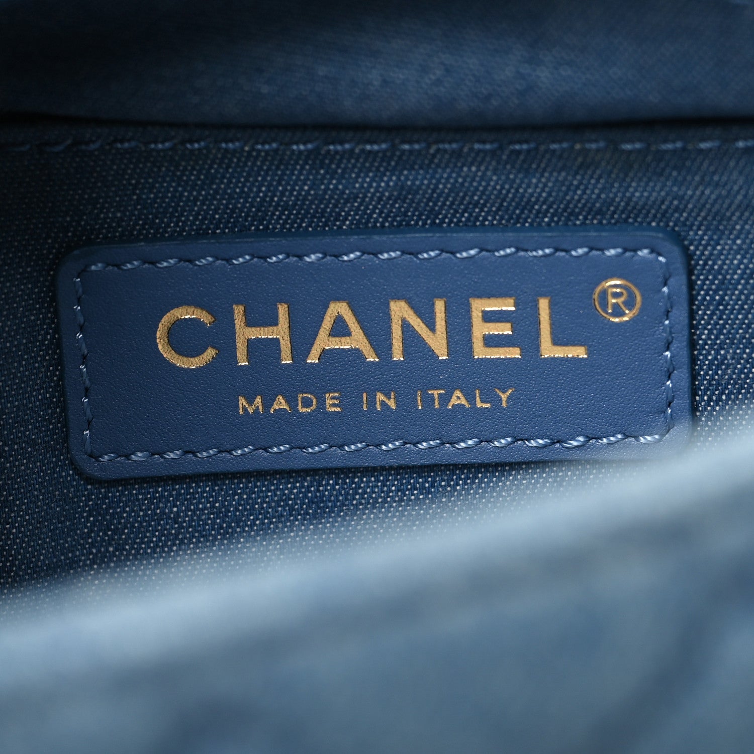 Chanel Denim Quilted Mini Pearl Crush Flap Blue 6 of 11