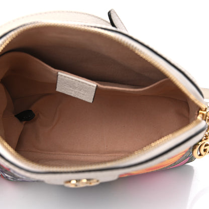 Gucci GG Supreme Monogram Flora Web GG Small Ophidia Dome Shoulder Bag White 4 of 4
