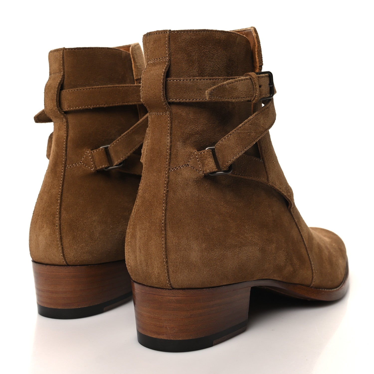 Saint Laurent Suede Calfskin Mens Wyatt Chelsea Boots 41.5 Land 4 of 8