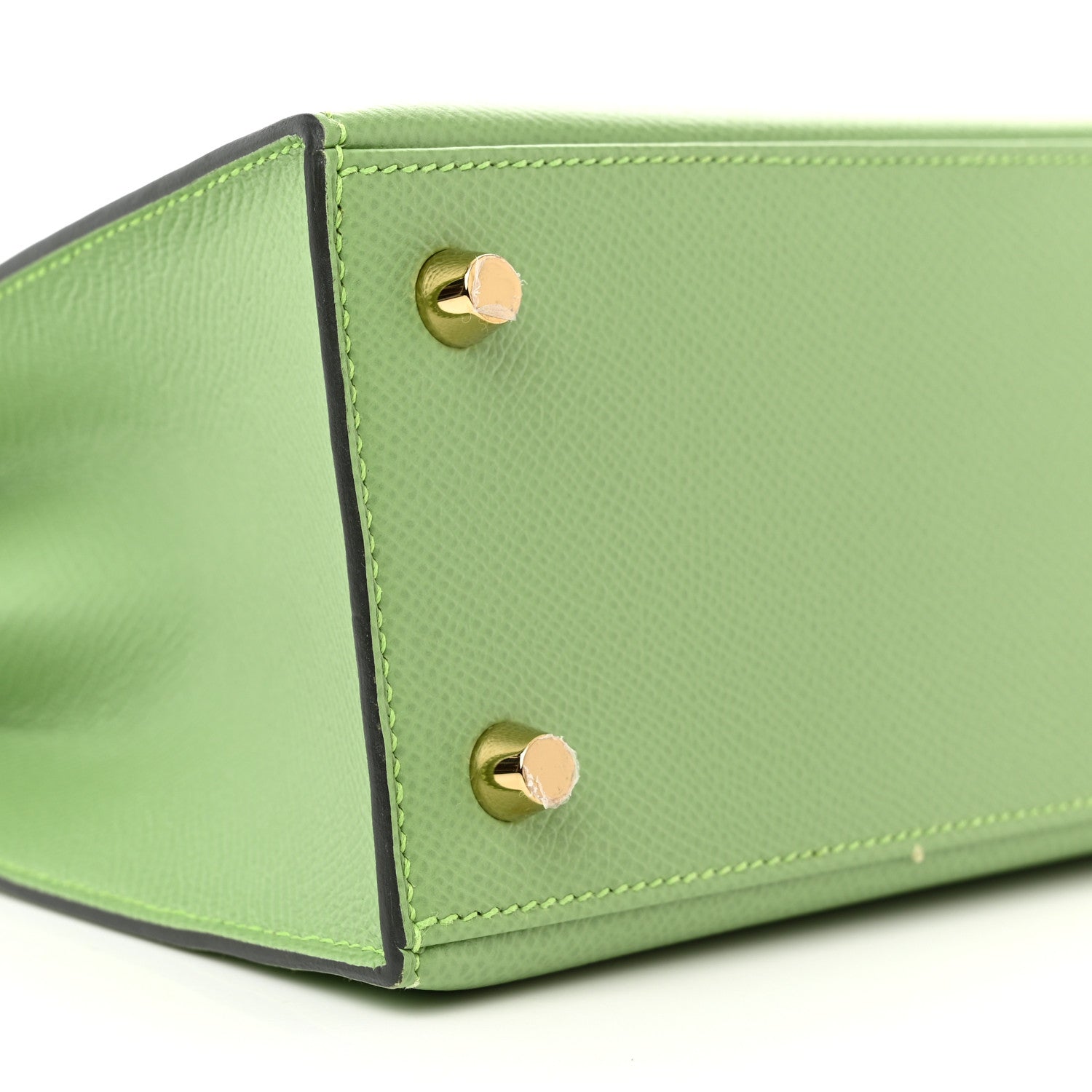 Hermes Epsom Kelly Sellier 25 Vert Criquet 9 of 12