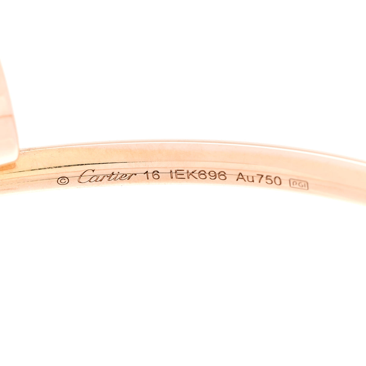 Cartier 18K Pink Gold Small Juste Un Clou Bracelet 16 4 of 5