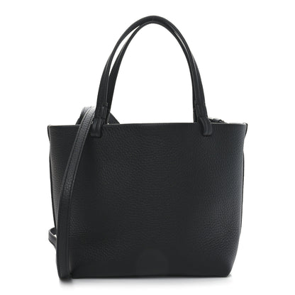 The Row Grained Calfskin Small Park Tote Black 1 of 10