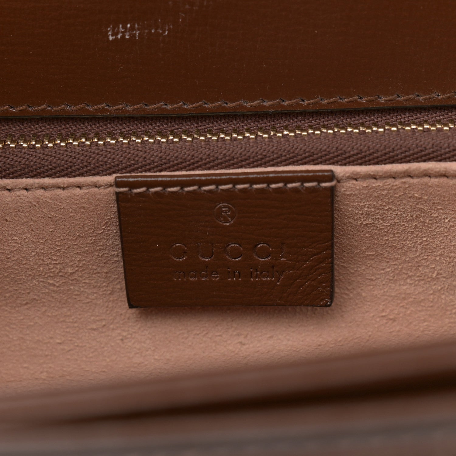 Gucci GG Supreme Monogram Horsebit 1955 Shoulder Bag Beige Brown Sugar 6 of 13