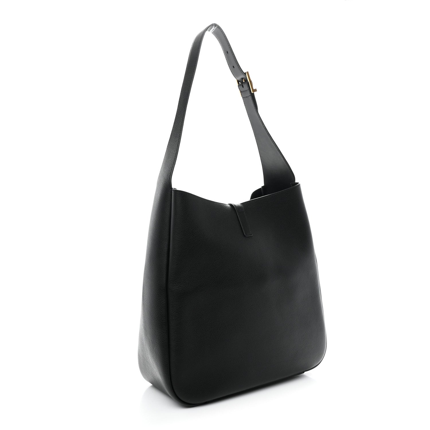 Saint Laurent Supple Calfskin Large Le 5 A 7 Soft Hobo Black 3 of 10