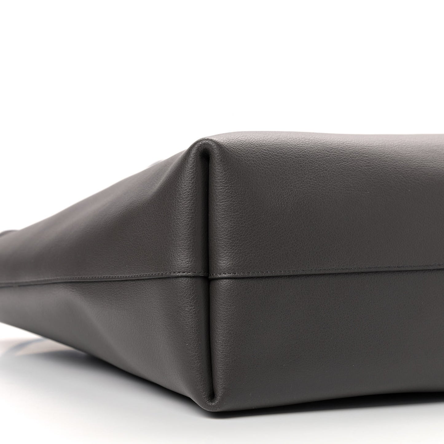 Calfskin Large Shopping Tote Dark Grey