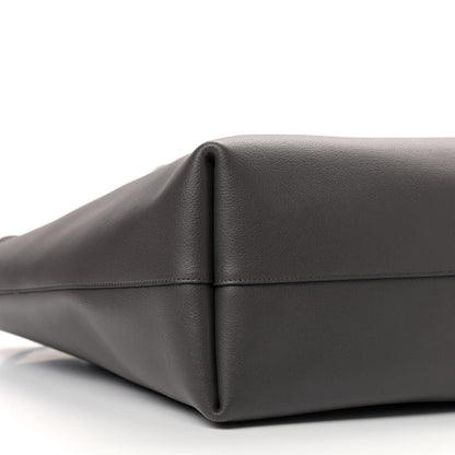 Saint Laurent Calfskin Large Shopping Tote Dark Grey 9 of 10