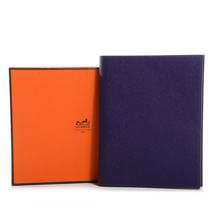 Hermes Epsom Yellow Pad PM Iris 9 of 9
