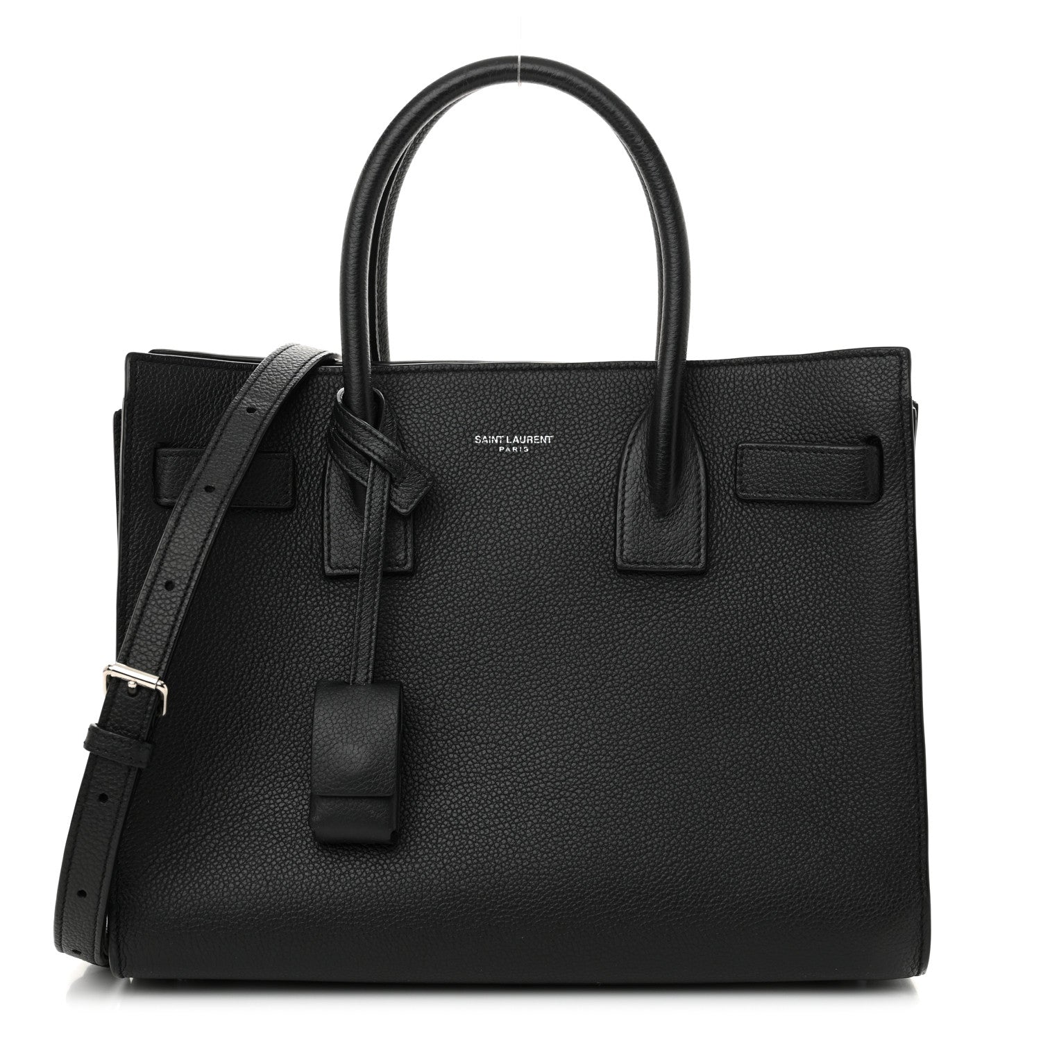 Saint Laurent Grained Calfskin Baby Sac De Jour Black 1 of 15
