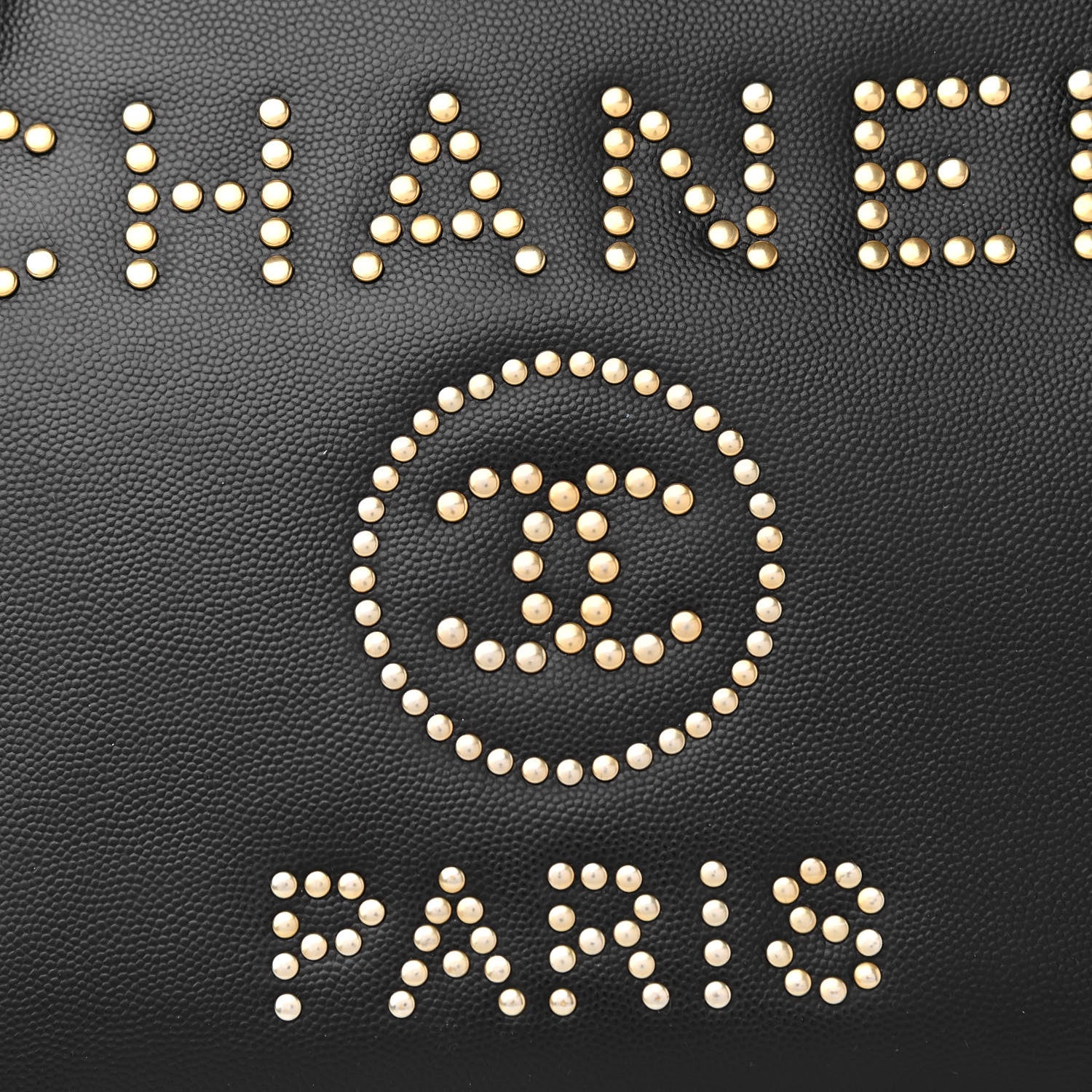 Chanel Caviar Small Studded Deauville Tote Black 15 of 15