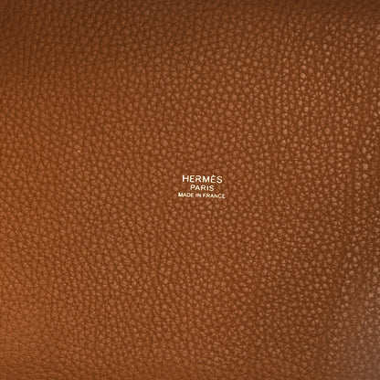 Hermes Taurillon Clemence Picotin Lock 22 MM Gold 6 of 10