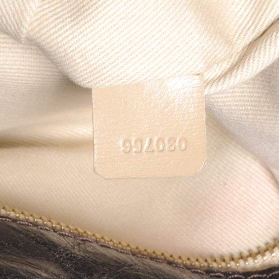 Chloe Leather Heloise Satchel Gold 7 of 8