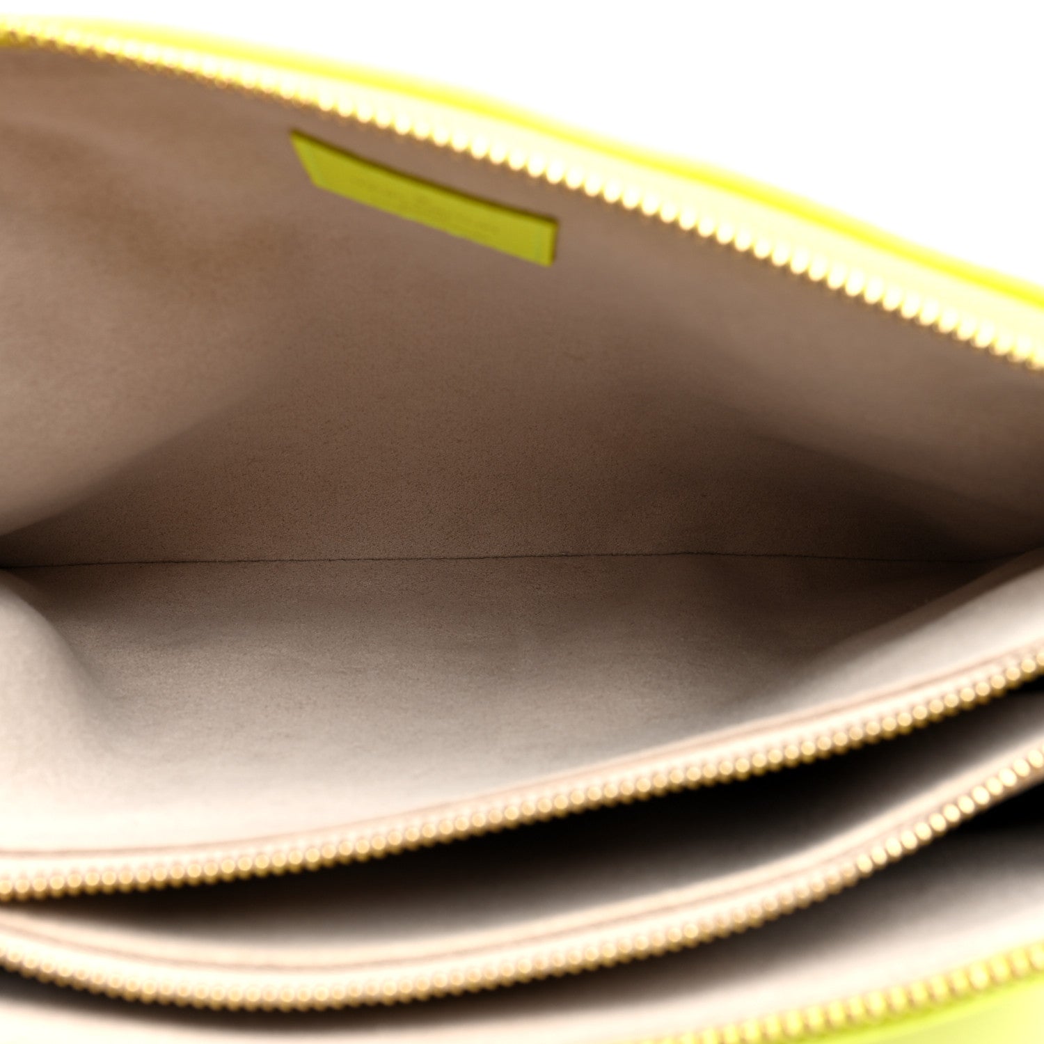 Louis Vuitton Calfskin Embossed Monogram LV Match Coussin PM Fluorescent Yellow 5 of 11