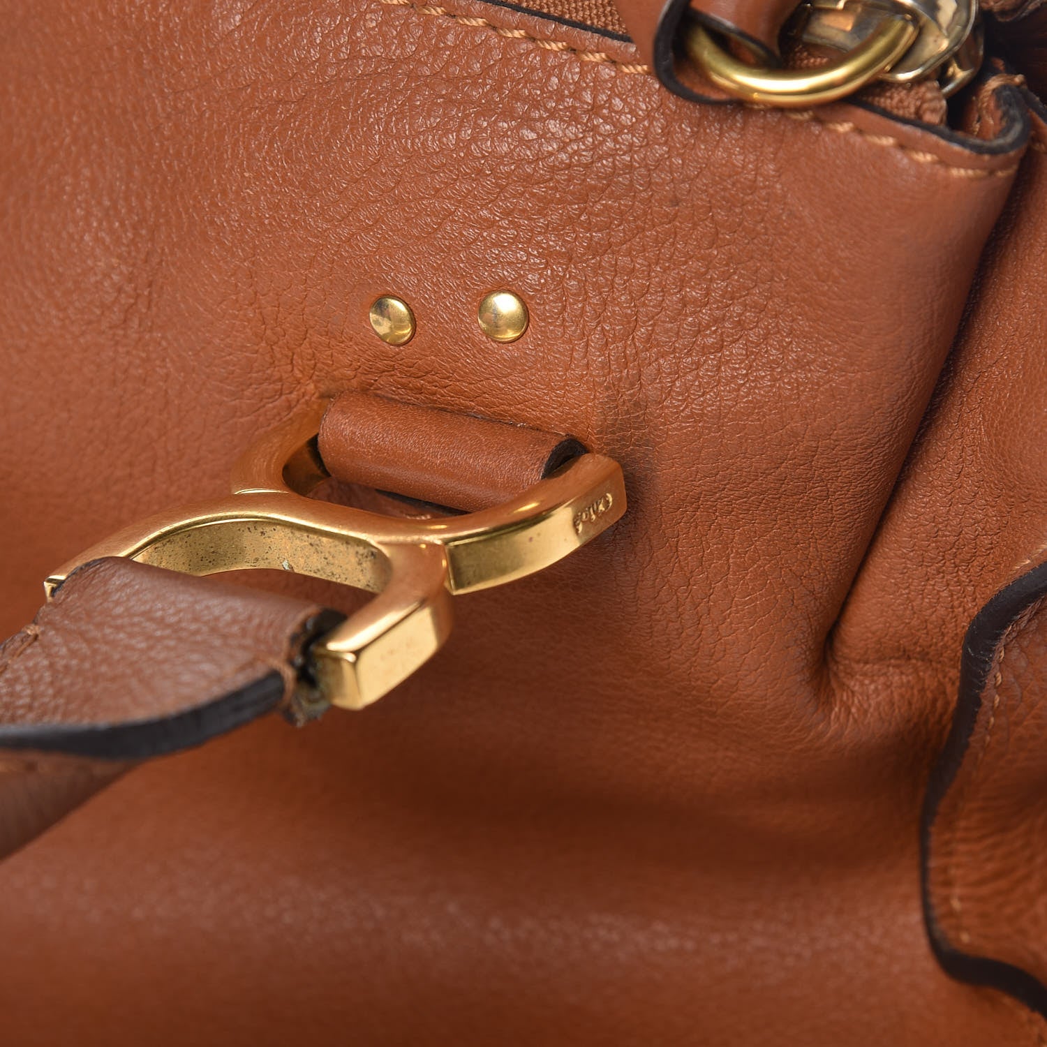 Chloe Calfskin Medium Marcie Satchel Tan 13 of 15