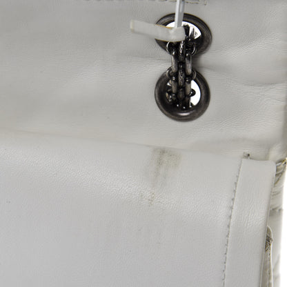 Chanel Distressed Patent Quilted 2.55 Reissue Flap 227 White 11 of 15