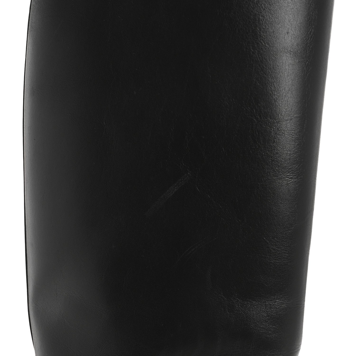 Louis Vuitton Calfskin Heritage Flat High Boots 37.5 Black 11 of 14