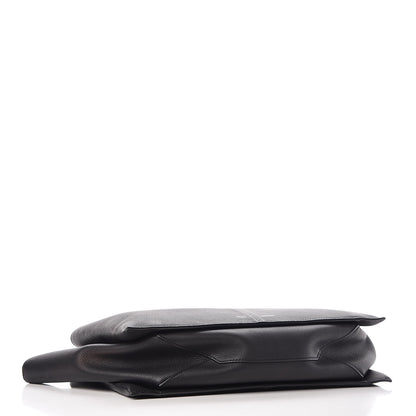 Celine Baby Grained Calfskin Medium Tri-Fold Bag Black 4 of 12