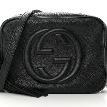 Gucci Pebbled Calfskin Small Soho Disco Bag Black 8 of 19