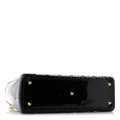Christian Dior Patent Cannage Large Lady Dior Black 4 of 13