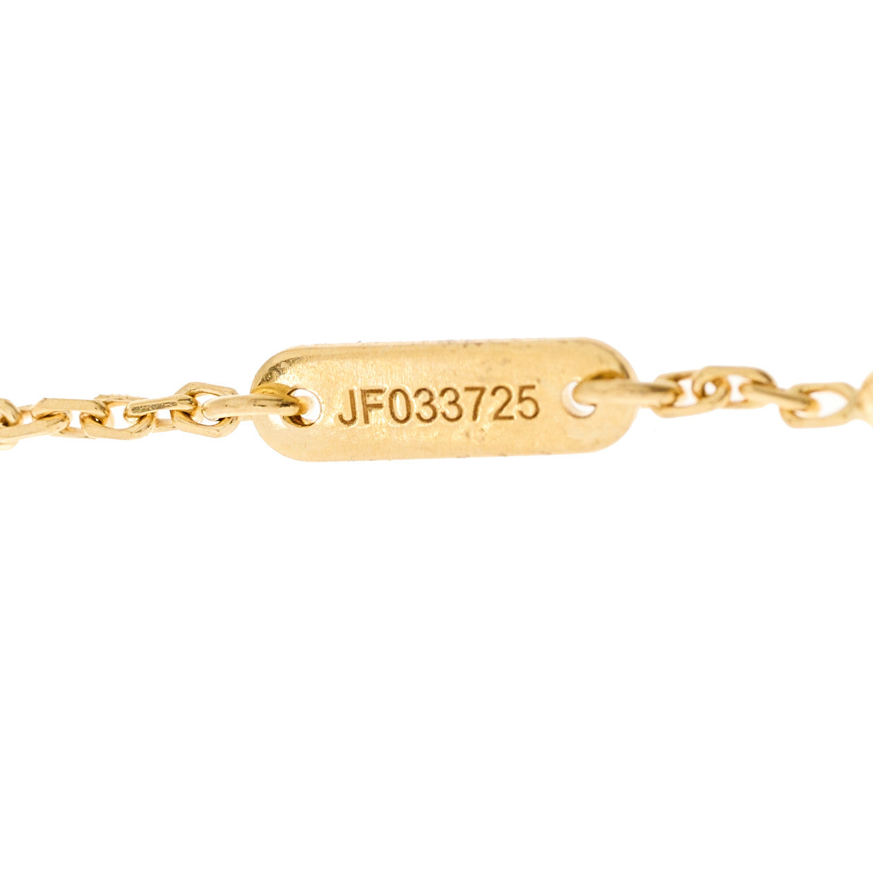 Van Cleef & Arpels 18K Yellow Gold Diamond Mini Frivole Bracelet 4 of 5