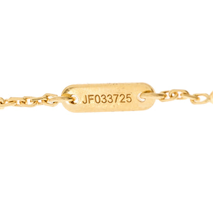 Van Cleef & Arpels 18K Yellow Gold Diamond Mini Frivole Bracelet 4 of 5