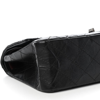 Chanel Aged Calfskin Quilted 2.55 Reissue 226 Flap Black 9 of 11