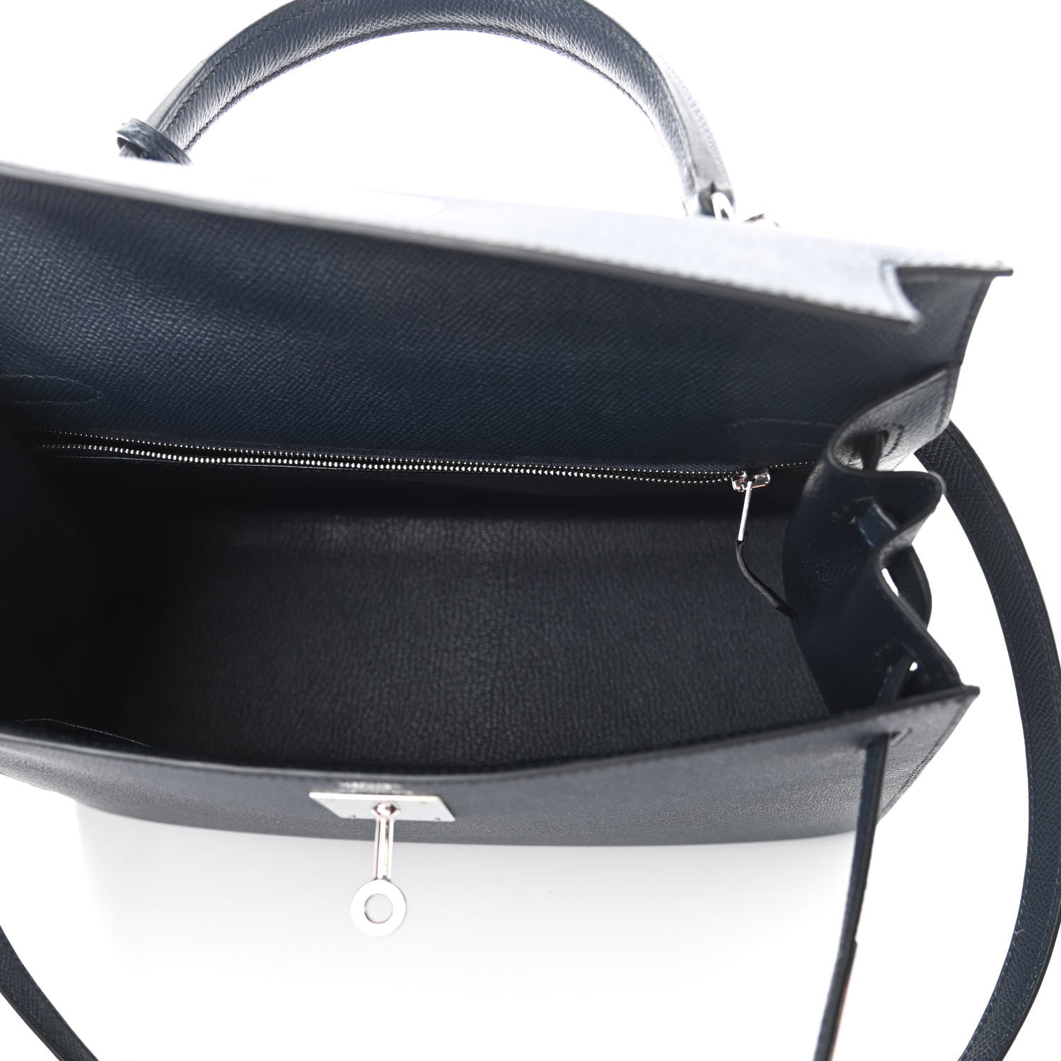 Hermes Epsom Kelly Sellier 28 Bleu Indigo 5 of 10