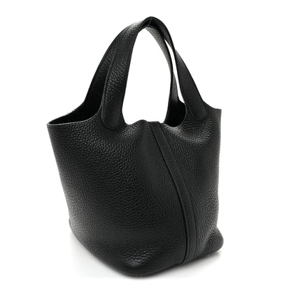 Hermes Taurillon Clemence Picotin Lock 18 PM Black 3 of 10
