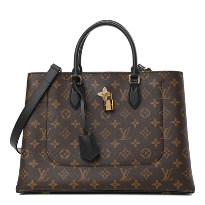 Louis Vuitton Monogram Flower Tote Black 1 of 8