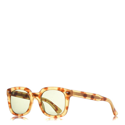 Gucci Acetate Square Frame GG0181S Sunglasses Tortoise 1 of 5