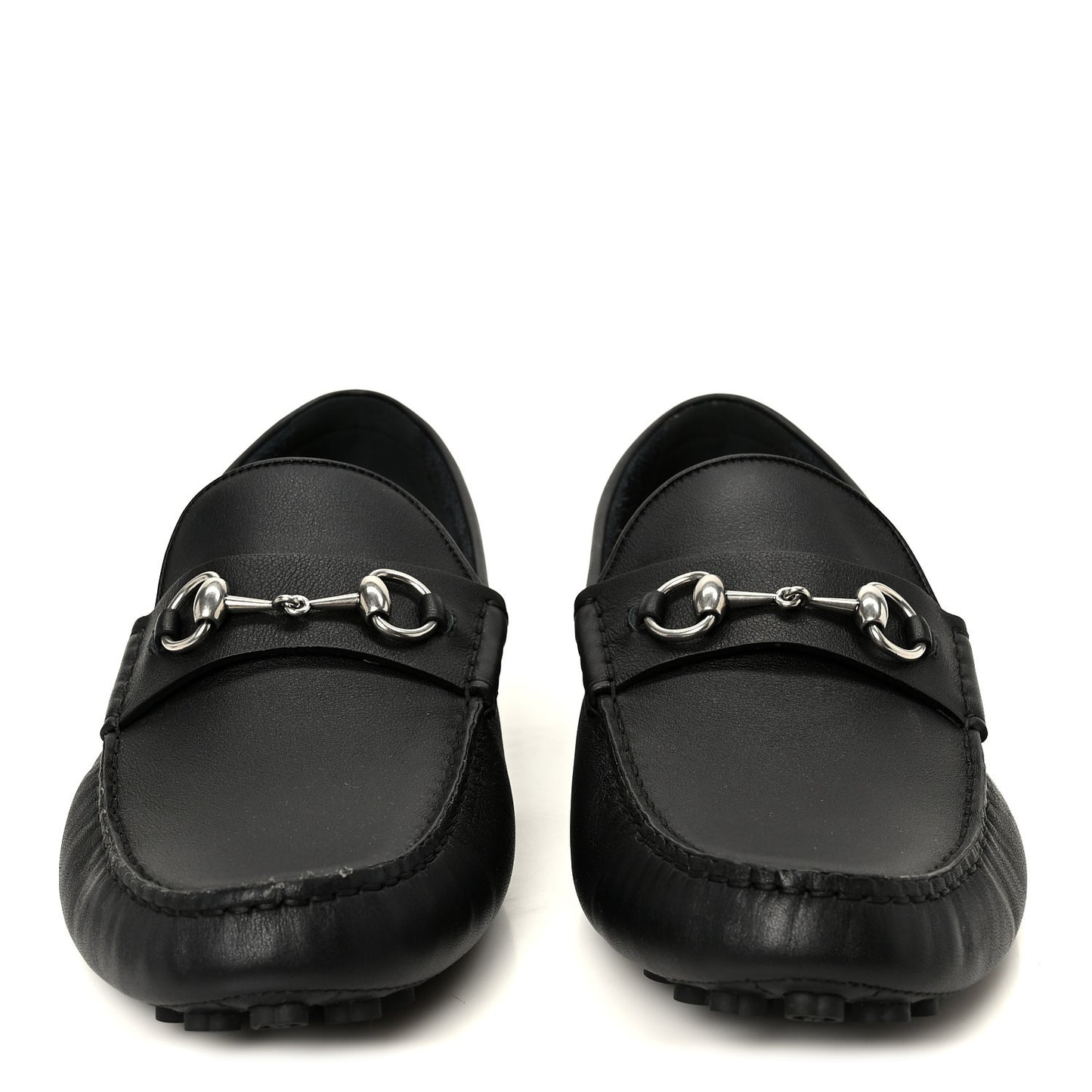 Soft Clove Calfskin Mens Horsebit Driver Loafers 12 Black
