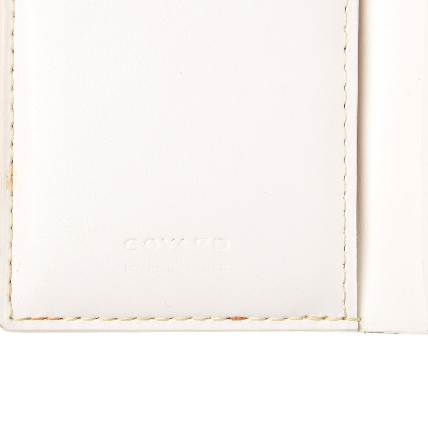 Chevron Saint Pierre Card Holder White