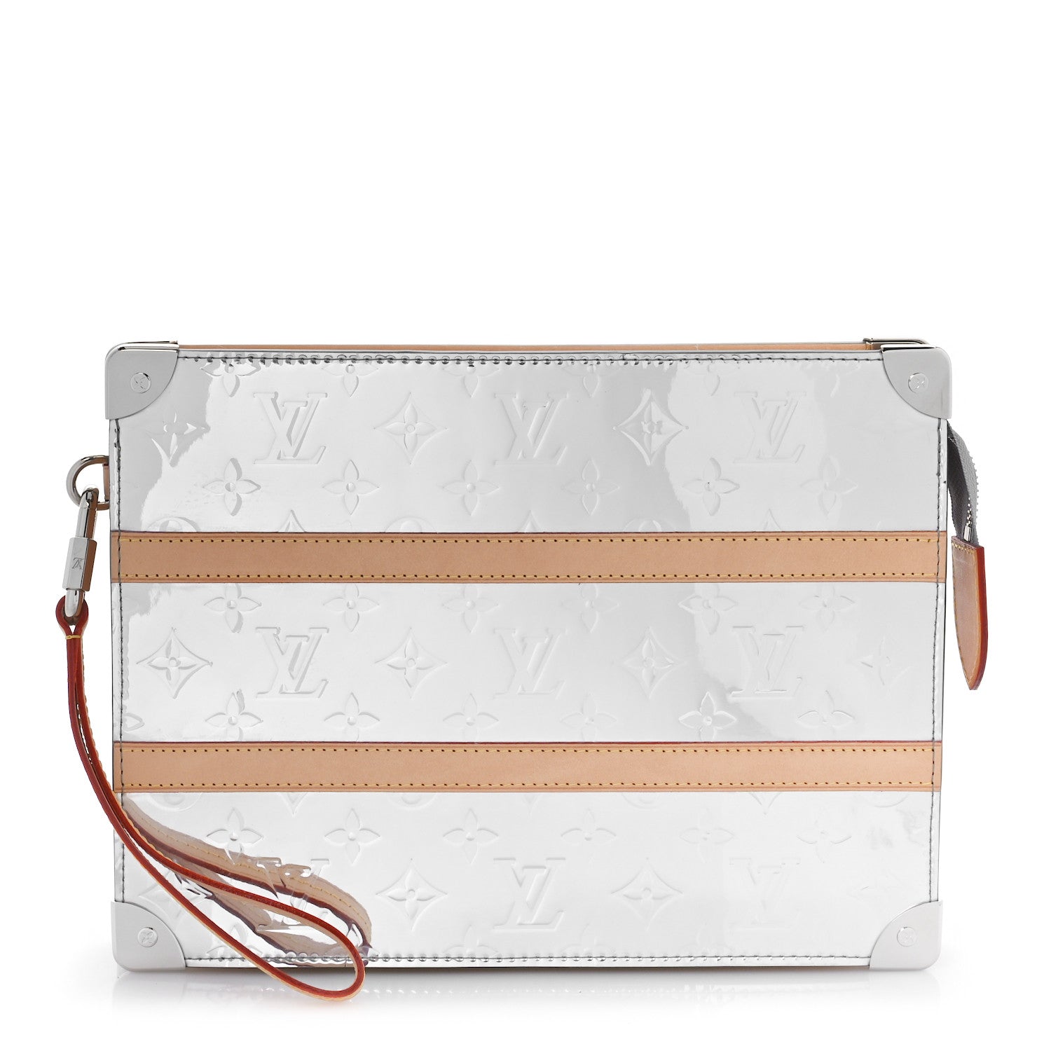 Louis Vuitton Monogram Mirror Trunk Pouch Silver 1 of 8